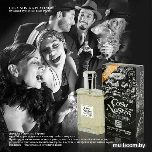 Paris Line Cosa Nostra Platinium EdT 100 мл