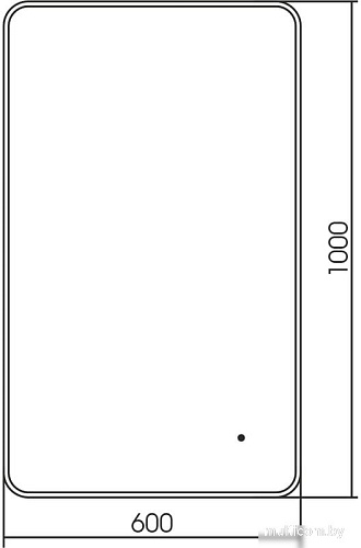 Зеркало Abber See AG6112SCG