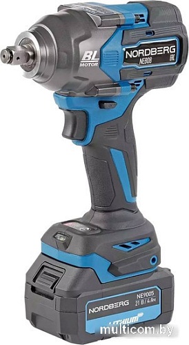 Гайковерт Nordberg NE808K (с 2-мя АКБ, кейс)