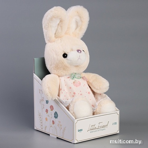 Классическая игрушка Milo Toys Little Friend Зайка в белом платье 9905653