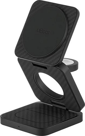 Беспроводное зарядное uBear Balance 3-in-1 Kevlar WL17BL31-AW