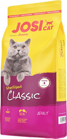 Сухой корм для кошек Josera JosiCat Sterilised Classic 18 кг