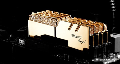 Оперативная память G.Skill Trident Z Royal 4x16GB PC4-25600 F4-3200C14Q-64GTRG