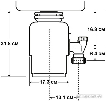 Измельчитель пищевых отходов InSinkErator S60