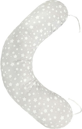 Подушка для беременных Amarobaby Звездочка AMARO-4001-ZvS (серый)