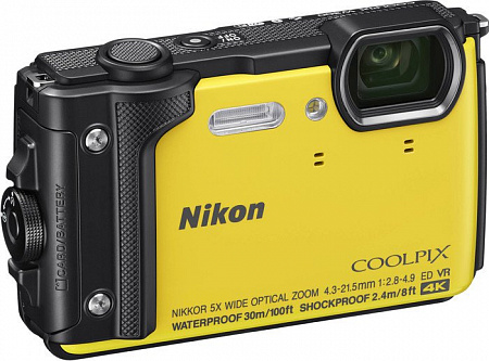 Фотоаппарат Nikon Coolpix W300 (желтый)