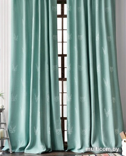 Комплект штор Pasionaria Лука 290x230 (2 шт, голубой)
