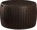 Стол Keter Circa Wood Box (коричневый)