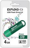 USB Flash Exployd 570 4GB (зеленый)