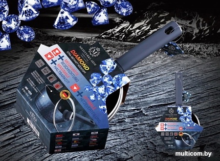 Кастрюля с длинной ручкой Meisterklasse Diamond MK-1039
