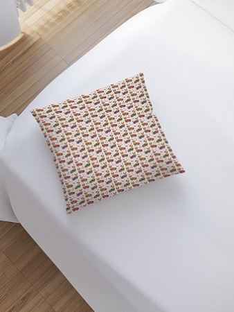 Чехол на подушку JoyArty Рождественские собаки sl_350085