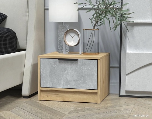 Комоды, тумбы Интерлиния Концепт КТ-ТК1-35 (бетон/дуб золотой)