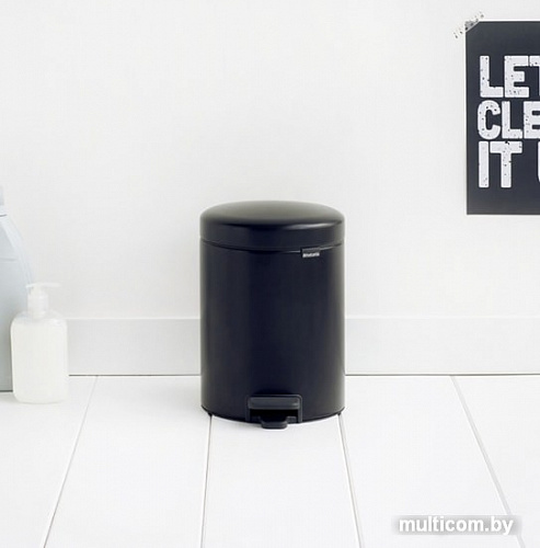 Brabantia Pedal Bin NewIcon 5 л (черный матовый)
