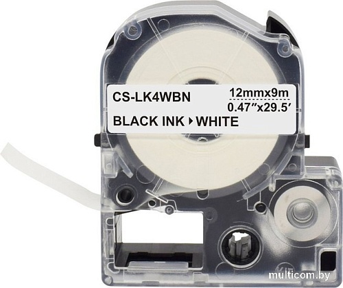 Картридж CACTUS CS-LK4WBN (аналог Epson LK4WBN)