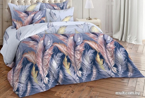 Постельное белье Миланика Прикосновение Семейный (поплин)