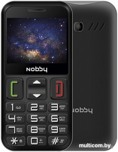 Мобильный телефон Nobby 240B (черный/серый)