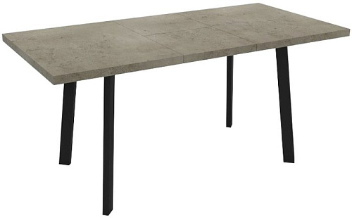 Кухонный стол Listvig Hagen 120 (серый/черный)