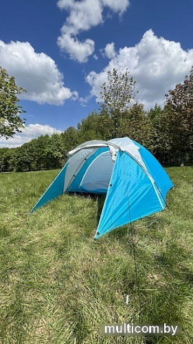 Треккинговая палатка Calviano Acamper Acco 4 (бирюзовый)