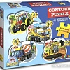 Мозаика/пазл Topgame Машины-помощники 4-в-1 01454