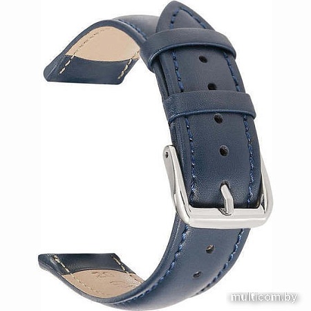 Ремешок Rumi кожаный Dale 18 мм (темно-синий)