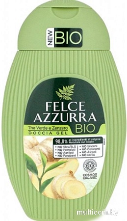Felce Azzurra Гель для душа BIO Зеленый чай и Имбирь 250 мл