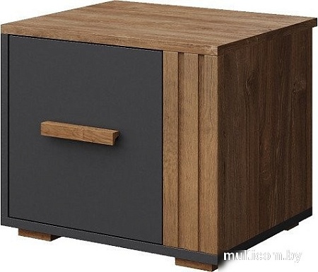 Тумба КМК Мебель Л Каен КМК 0991.30 (антрацит/дуб стирлинг/дуб артизан трюфель MDP 66)