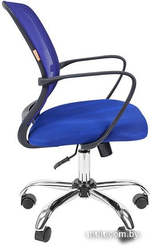 Кресло CHAIRMAN 698 Chrome (синий)