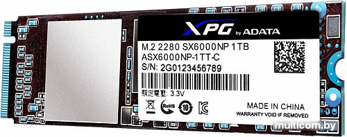 SSD A-Data XPG SX6000 1TB ASX6000NP-1TT-C