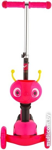 Самокат Novatrack Disco-kids 120S.DISCOKIDS.PN7 (розовый)