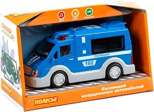 Фургон Полесье Полиция со звуком и светом 79664