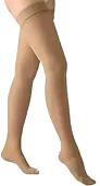 Чулки компрессионные Aries Avicenum 140 плотные с резинкой и закрытым носком 8001 (L, normal)