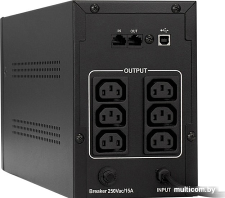 Источник бесперебойного питания ExeGate SpecialPro Smart LLB-1200.LCD.AVR.C13.RJ.USB