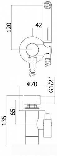 Смеситель Paffoni ZDUP110ST