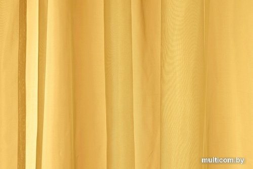 Комплект гардин Delfa Voile СТШ/Д-050 Voile/603 2x2.5 м (шафран, 2 шт)