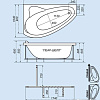 Ванна Triton ПЕАРЛ-ШЕЛЛ 160x104