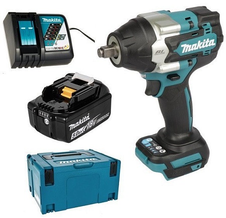 Гайковерт Makita DTW700RT1J (с 1-им АКБ, кейс)