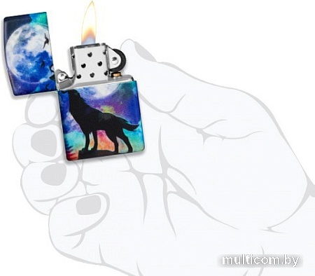 Зажигалка Zippo Wolf Design 49683