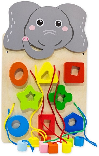 Бизиборд Alatoys Настенная бизидоска Слоник ББ608