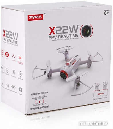 Квадрокоптер Syma X22W (черный)
