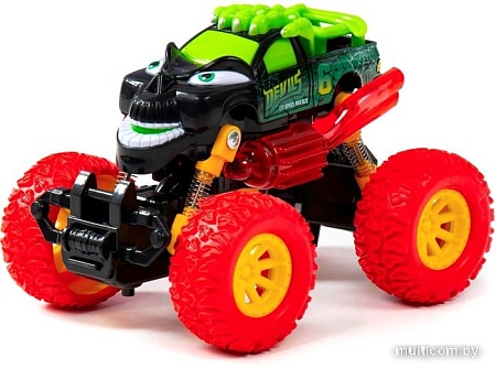 Игрушечный транспорт Полесье Монстр Ралли-Демон автомобиль инерционный 79763 (черный/красный)