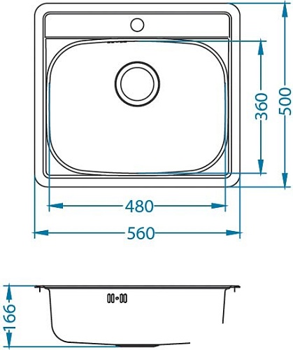 Кухонная мойка Alveus More 10