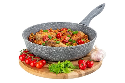 Сковорода Elan Gallery Гармония вкуса 120578 (серый мрамор)