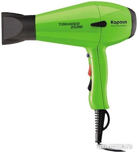 Фен Kapous Professional Tornado 2500 (зеленый)