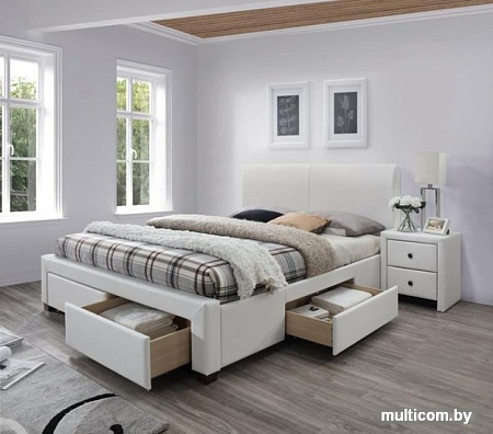 Кровать Halmar Modena 2 160x200 (белый)