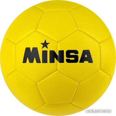 Футбольный мяч Minsa 4481930 (5 размер, желтый)