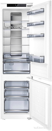 Холодильник MAUNFELD MBF19354NFWGR Lux