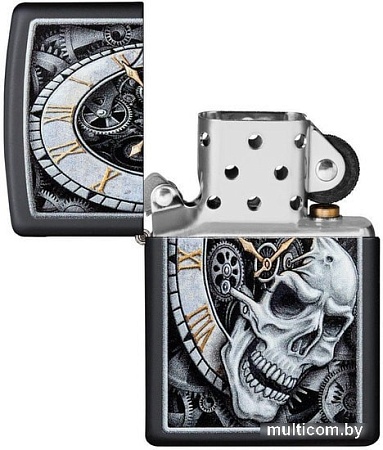 Зажигалка Zippo Skull Clock Design 29854-000003