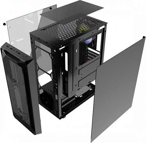 Корпус Powercase Mistral Z1 Mesh LED