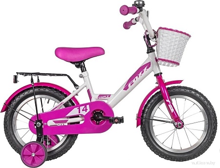 Детский велосипед Foxx Simple 14 2025 144SIMPLE.WT5 (разобранный)