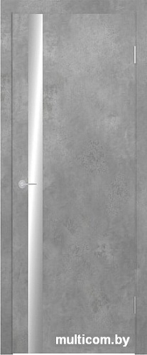 Юркас Stark ST12 ДО 70x200 (бетон светлый/зеркало)